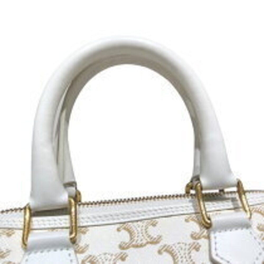 Celine Boston Bag Triomphe Canvas - Picture 9 of 10